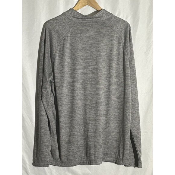 Texas A&M fanatics Mens Striated Raglon Light Weight Quarter Zip Top Grey XL - Picture 5 of 5